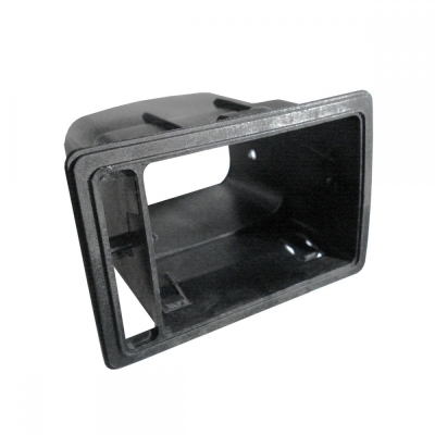 Suporte Difusor De Ar Lateral - Vw Gol 1988/1996, Voyage Todos, Saveiro 1988/1998, Parati Após 1988 - Preto.