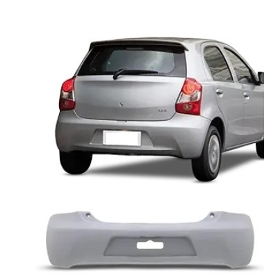 Capa Parachoque Toyota Etios Hatch 2012 A 2017 Traseiro