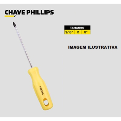 Chave Phillips - 3/16x8MM