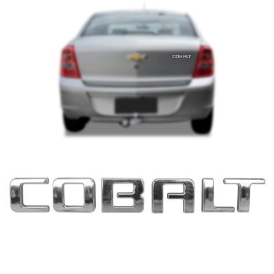 Emblema 'COBALT' - Chevrolet Cobalt 2012/2019 - Cromado