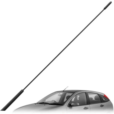 Haste para Antena de Teto Lisa - FORD - Ka (97 até 2016), Fiesta e Focus (2004 até 2016) e EcoSport (2011 até 2015) - Rosca Interna 6mm