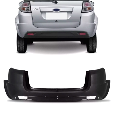 Parachoque Envolvente Traseiro Ford Ka / Preto Liso - 2012/2014