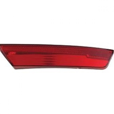 Refletor Do Para-Choque Traseiro Do Vw Fox / Crossfox 2010/2014 Plástico Vermelho | Lado Direito.