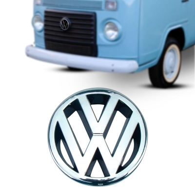 Emblema 'Logo Volkswagen' - Volkswagen Kombi 2007/2014 - Cromado / Vazado / Painel Frontal