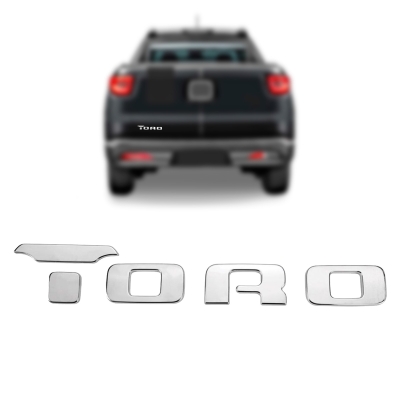 Emblema 'TORO' - Fiat Toro 2016/2022 - Cromado