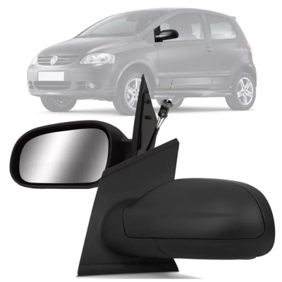 Retrovisor Externo - Volkswagen Fox 2003/2010 / Crossfox / Spacefox 2005/2011 - Duas Portas e Quatro Portas / Com Controle / Esquerdo (Motorista)