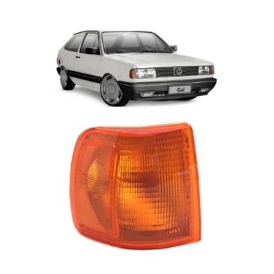 Lanterna Dianteira Vw Gol/Voyage/Parati/Saveiro Gi 1991 A 1994 Âmbar Modelo Arteb Lado Esquerdo