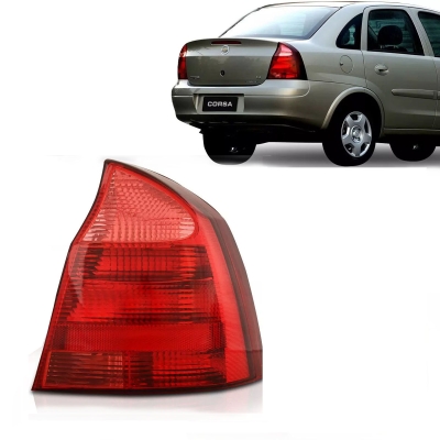 Lanterna Traseira Bicolor (Re Rosa) | Gm Corsa Sedan 2008/2012 - Lado Direito