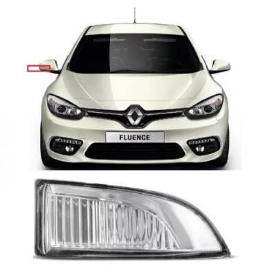 Pisca Do Espelho Retrovisor - Renault Fluence 2011/2014 - Acrilica Cristal Lado Direito