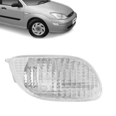 Lanterna Dianteira Do Ford Focus 1999/2002 Acrílica Cristal - Lado Direito