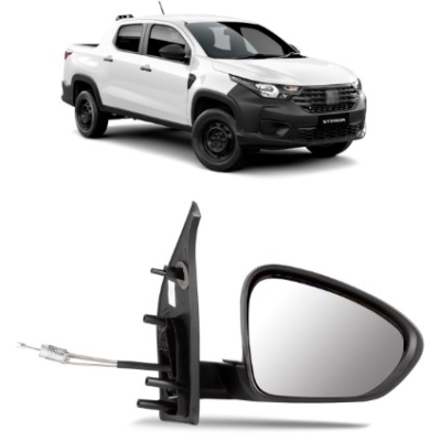 Espelho Retrovisor Externo Fiat Nova Strada Após 2020 Controle Remoto Lado Direito