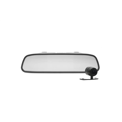 Retrovisor Com Câmera De Ré Borboleta Wide Code - Prime (Kit).