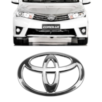 Emblema 'Logo Toyota' - Toyota Corolla 2015/2017 - Cromado / Grade Do Radiador