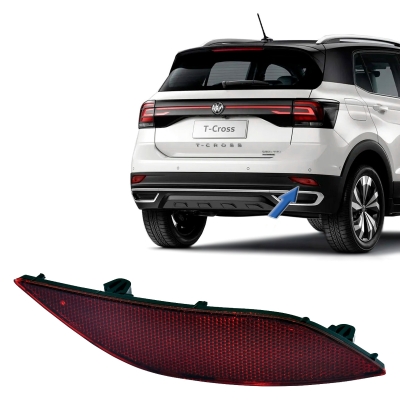 Refletor Do Parachoque Traseiro - Volkswagen Tcross 2019/2022 - Lado Direito (Carona)