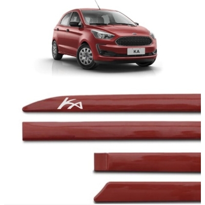 Friso Lateral Ka Após 2014 Vermelho Merlot In Personalizado