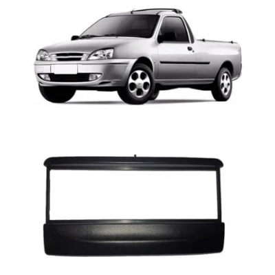 Moldura 1 Din Painel Ford Fiesta Courier 1997 A 2013