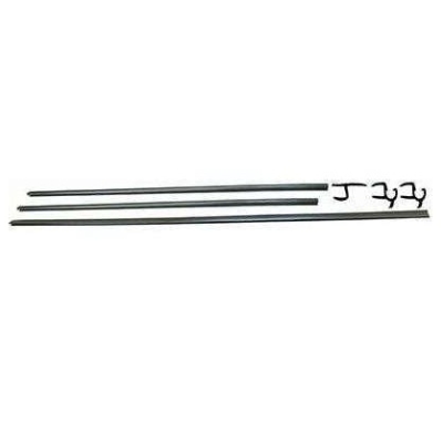 Guarnição Do Para-Brisa Superior E Lateral Perfil Do Acabamento H 3 Peças Gol 1995 A 1998