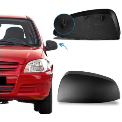 Capa Retrovisor Meriva Após 2002 Lado Esquerdo Preto
