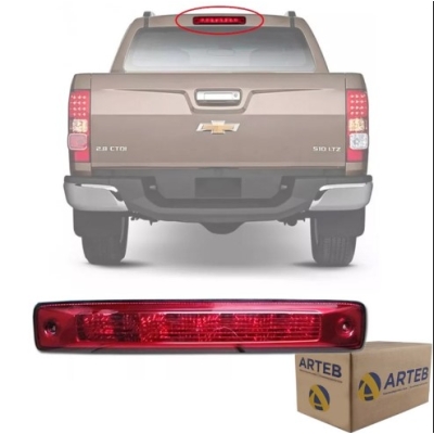 Brake Light - Chevrolet S10 2012/2018 - Vermelho Pega no Teto