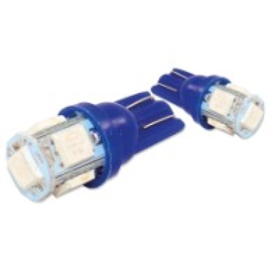 T10 5 Leds Torre Azul Par