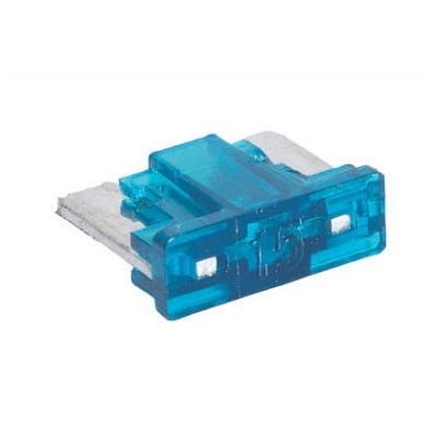 Fusível Lâmina - Uso Universal - Curto / Mini Elemento / 15 Ampères - (Azul) - (Unidade).