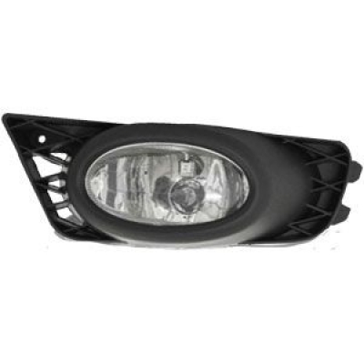 Farol Auxiliar Com Moldura | Honda New Civic 2009/2011 - Lado Direito