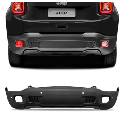 Capa Parachoque 4x2/4x4 16/22 Traseiro Preto