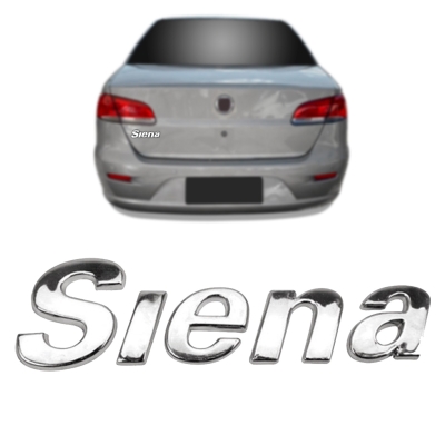 Emblema 'Siena' - Fiat Siena 2000/2016 - Cromado