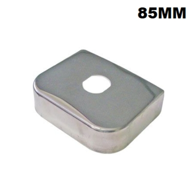 Tampa Do Engate De Reboque - Cromada / 85 MM