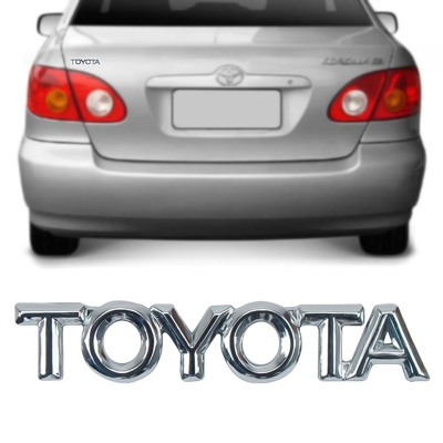 Emblema 'TOYOTA' - Toyota Corolla 1992/2002 - Cromado