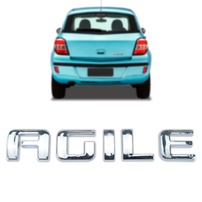 Emblema 'AGILE' - Chevrolet Agile 2009/2014 - Cromado