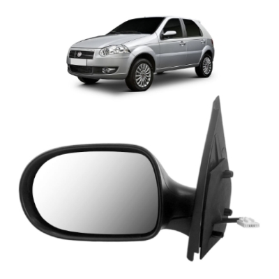 Retrovisor Externo Fiat Palio/ Siena/ Weekend Attractive/Essence 11/12 4 Portas Controle Eletrico Lado Esquerdo