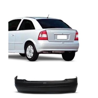 Capa Parachoque Astra Sedan 1998 A 2002 Preto Liso Traseiro