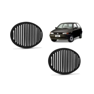 Tela Do Alto Falante - Volkswagen Gol / Parati 1995/2005 (G2 e G3) - Grafite / Suporte Do Bagagito / Par