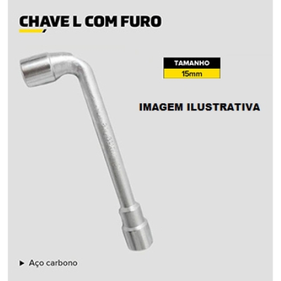 Chave L - 15MM