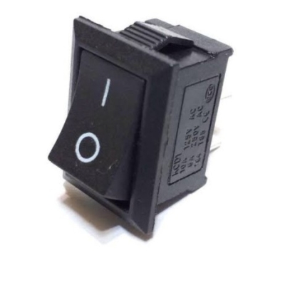 Botão / Interruptor Tic Tac Retangular - 2 Polos Com Fio.