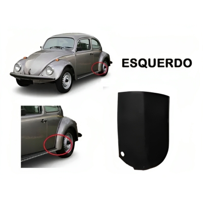 Remendo Do Paralama - Volkswagen Fusca 1959/1996 - Paralama Traseiro / Parte Dianteira / Lado Esquerdo (Motorista)