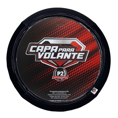 Capa De Volante Neoprene - Na Cor Preta
