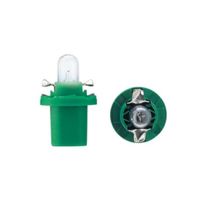 Lâmpada Miniatura T5 Universal 12v 2w B8.5D Base Plástica Verde Limão