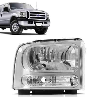 Farol Modelo Original | Ford F250/ F350/ F4000 2007/2012 - Lado Direito