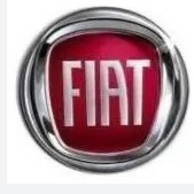 Emblema Volante Logo Fiat Linha Fiat 50mm Vermelho