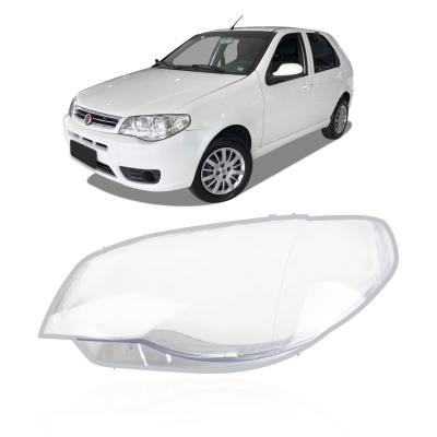 Lente Do Farol Policabornato | Fiat Palio 2004/2011 - Lado Esquerdo