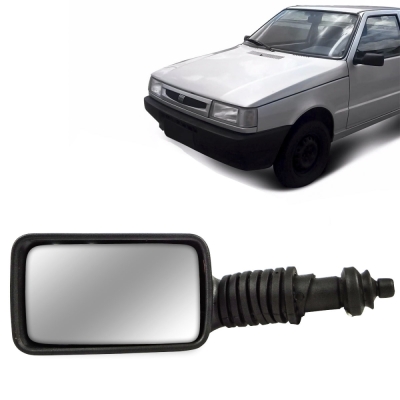 Retrovisor Externo - Fiat Uno / Uno ELX / Elba / Prêmio 1985/1988 / Uno Mille 1991/1995 - Com Controle / Esquerdo (Motorista)