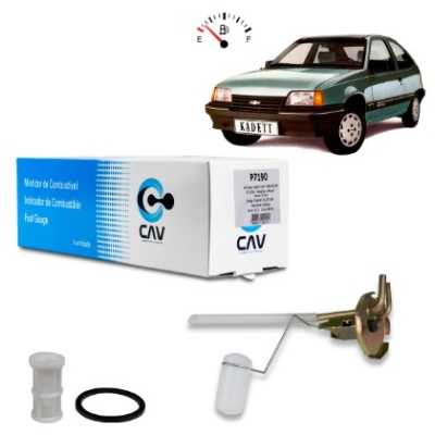 Medidor De Combustível Gm Kadett 1989 A 1991 Com Retorno Álcool/Gasolina Sem Injeção 47 Litros Sistema Elétrico