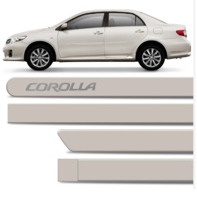 Friso Lateral Personalizado Corolla 2011 Bege Aurora
