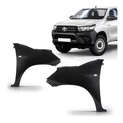 Paralama - Toyota Hilux 2016/2021 - Com Furo Do Pisca / Sem Furo Para Moldura / Dianteiro / Lado Esquerdo (Motorista)