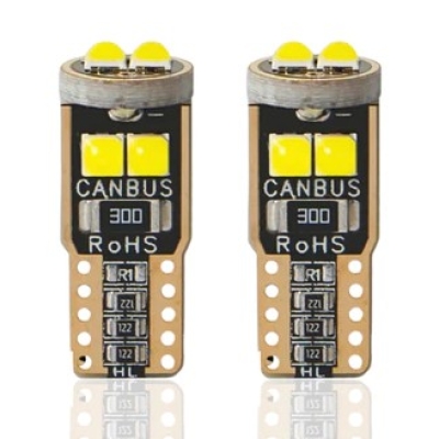 Led Pingao T10 Super Branco 6 Leds Premium Canbus