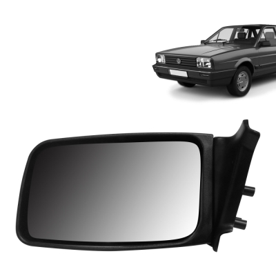 Retrovisor Externo - Volkswagen Santana / Quantum 1985/1991 - Duas Portas e Quatro Portas / Sem Controle / Esquerdo (Motorista)