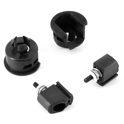 Bucha Guia Da Dobradiça Da Tampa Da Caçamba - Fiat Strada 2008/2020 - Direito / Esquerdo / Kit Com 4 Peças / Metal