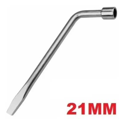 Chave De Roda [L] - 21mm - Com Espatula (Aço Galvanizado).